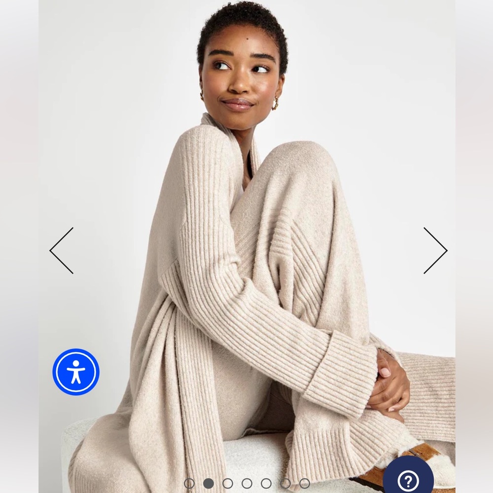 Splendid Ophelia Sweater Cardigan-Oat Heather-NWT - Picture 3 of 11